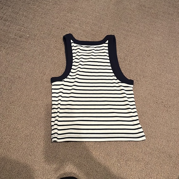 Gap ribbed tank. Striped. Small. - Picture 2 of 3